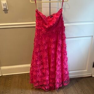 SHOWPO Vibrant Pink Floral Dress